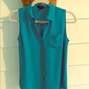 The Limited button down sheer tank top